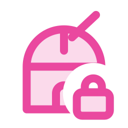 Observatory lock icon, Duo style