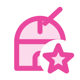 Observatory star icon, Duo style