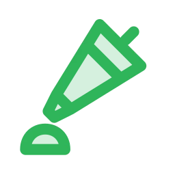 Piping bag icon, Duo style