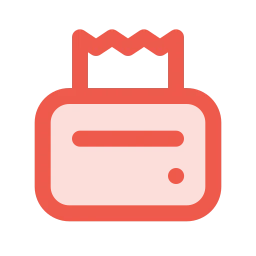Receipt printer icon, Duo style