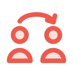 Refer a friend icon, Duo style