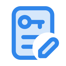 Rent agreement edit icon, Duo style