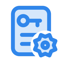Rent agreement settings icon, Duo style