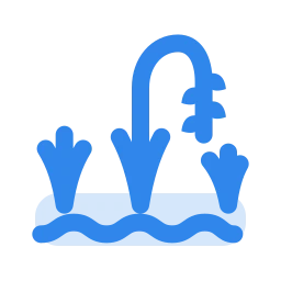 Rice paddy icon, Duo style