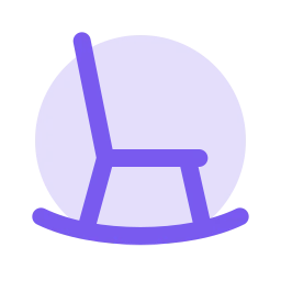 Rocking chair icon, Duo style