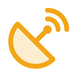 Satellite dish icon, Duo style
