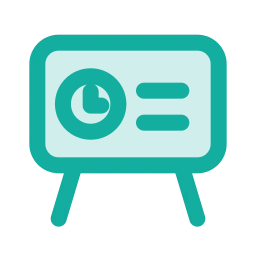 Shop hours board icon, Duo style