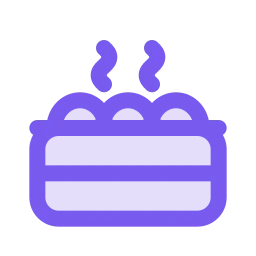 Steamer basket icon, Duo style