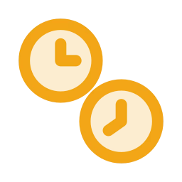 Time zones icon, Duo style