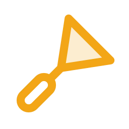 Trowel icon, Duo style