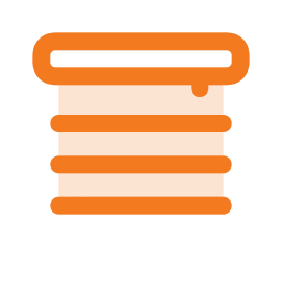 Window blinds icon, Duo style
