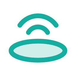 Wireless charger icon, Duo style