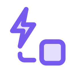 Workflow trigger icon, Duo style