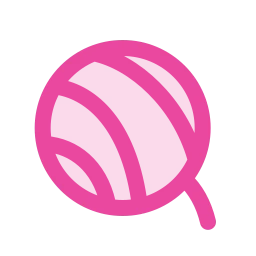Yarn ball icon, Duo style