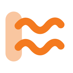 Battle rope icon, Flat style