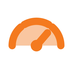 Bmi meter icon, Flat style