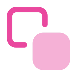 Bring to front icon, Flat style