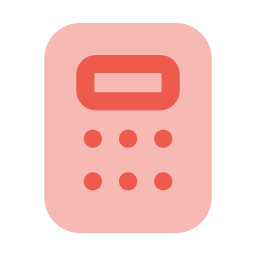 Calculator icon, Flat style