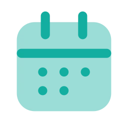 Calendar days icon, Flat style