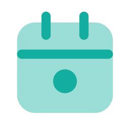 Calendar today icon, Flat style