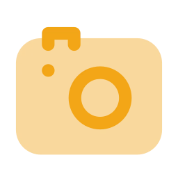 Camera retro icon, Flat style