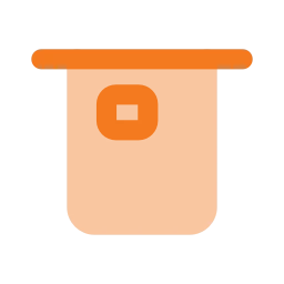 Card insert icon, Flat style
