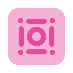 Carrom board icon, Flat style