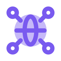 Cdn icon, Flat style