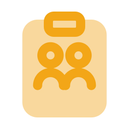Census icon, Flat style