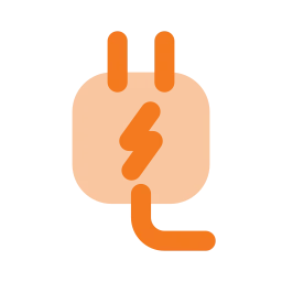 Charger icon, Flat style