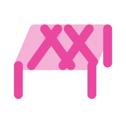Charpai icon, Flat style