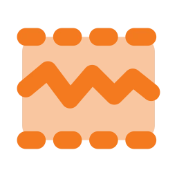 Chart control icon, Flat style