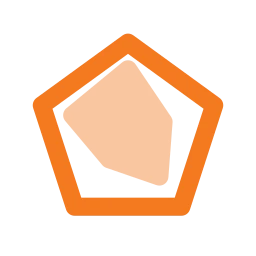 Chart radar icon, Flat style