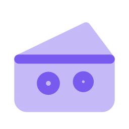 Cheese icon, Flat style