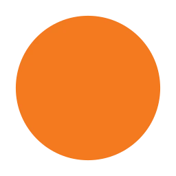 Circle icon, Flat style