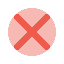 Close icon, Flat style