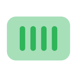 Container icon, Flat style