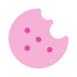 Cookie icon, Flat style