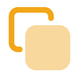 Copy icon, Flat style
