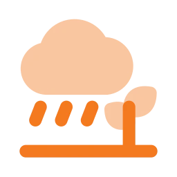 Crop weather icon, Flat style
