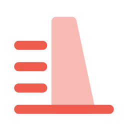 Dam icon, Flat style