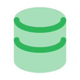 Database icon, Flat style