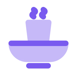 Davara tumbler icon, Flat style