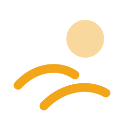 Desert icon, Flat style