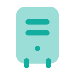 Desktop tower icon, Flat style