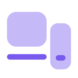 Devices icon, Flat style