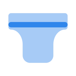 Diaper icon, Flat style