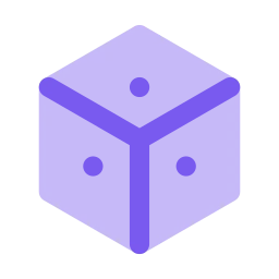 Dice icon, Flat style