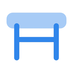 Dining table icon, Flat style