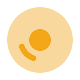 Disc icon, Flat style